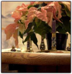 Perspectiva infantil de uma mesa