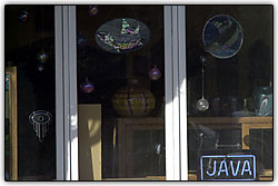 Foto tirada atrav�s da janela