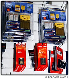 Acess�rios da c�mera