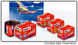 A linha completa de filmes para impress�o colorida Agfa Vista