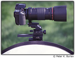 Trip�, painel refletor e lente macro