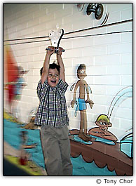 Tente dar um efeito panor�mico � a��o para mostrar o movimento do elemento